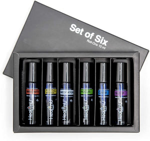 Healinu Roll-On Essential Oil Blends 6-Pack for Adults