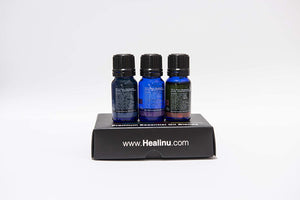 Healinu Essential Oil Blends 3-Pack for Adults: Calm, Sleep and Immunity