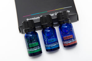 Healinu Essential Oil Blends 3-Pack for Kids: Focus, Immunity and Calm