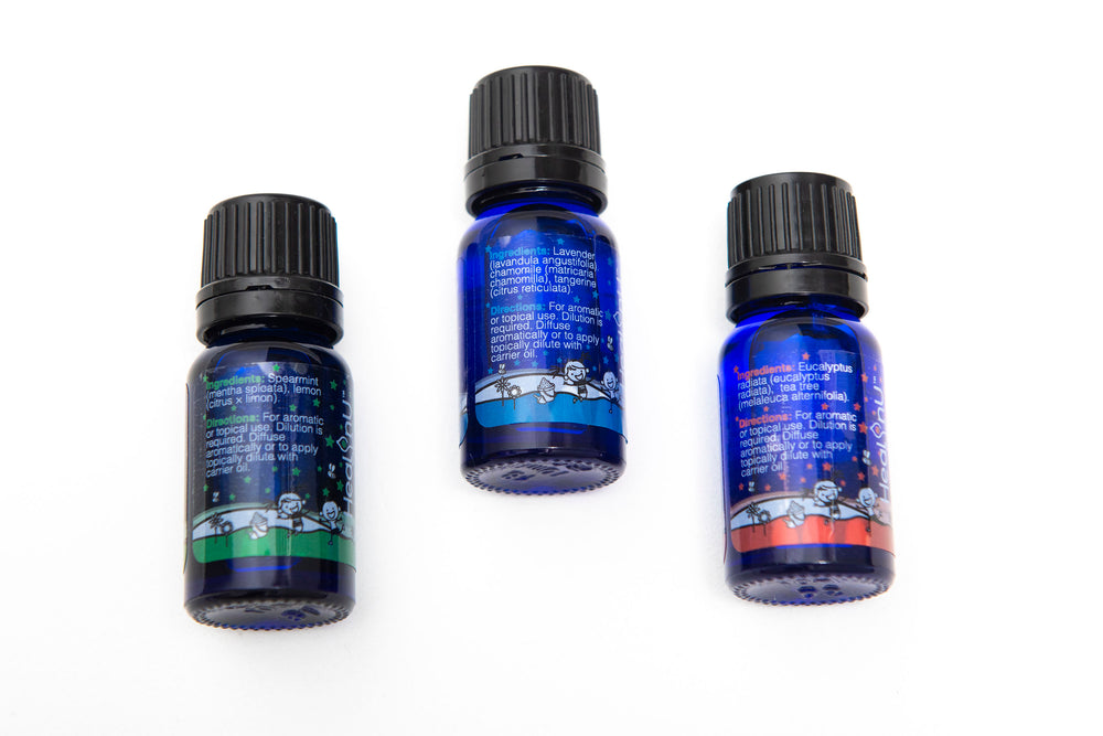 Healinu Essential Oil Blends 3-Pack for Kids: Focus, Immunity and Calm